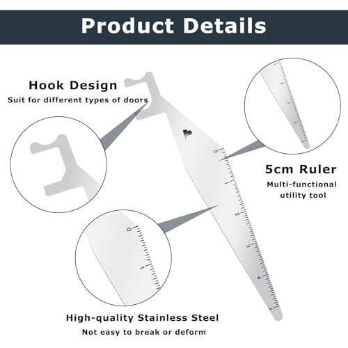 Feuerwehr Gadget Dietrich, Dietrich Feuerwehr Notfall, Hochpräzises tragbares Hebelwerkzeug, Mehrzweck Feuerwehrwerkzeuge, Für Feuerwehrleute, Ersthelfer, Polizisten