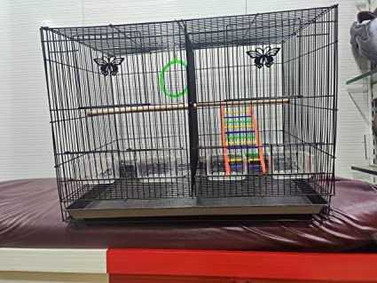 CENTRAL FISH AQUARIUM Metal Birds Cages With Removable Partition For Canary,Budgies,Lovebirds, Cocktail,Conures For All Small And Medium Size Birds (Colors May Vary) (B0BXHCX8KC) Amazon Price History, Amazon Price Tracker