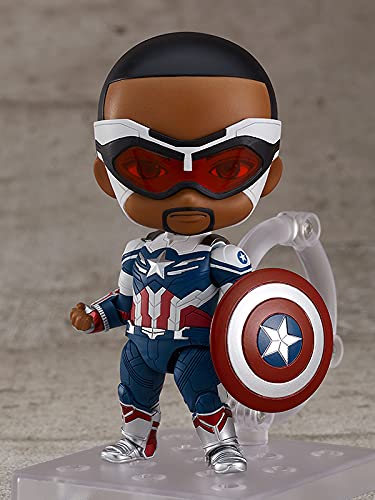 Good Smile Nendoroid Captain America (Sam Wilson) DX - The Falcon and The Winter Soldier Company, Multicolor (G12480) - Image 2