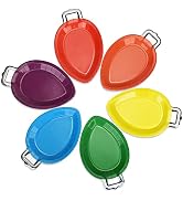 Poqirzan 146PCS Football Party Tableware Set Football Plates And Napkins Party