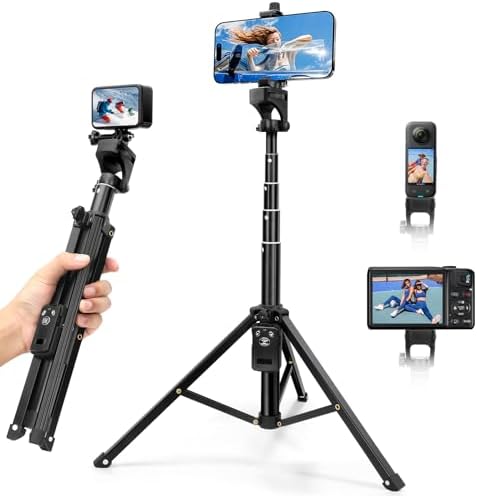 AAB Selfie Stick 2 - Rojo - Palo Plegable, Trípode Telescópico De