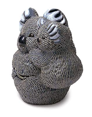 コアラ 親子 陶器 オブジェ 置物 オーストラリア 【公式通販】