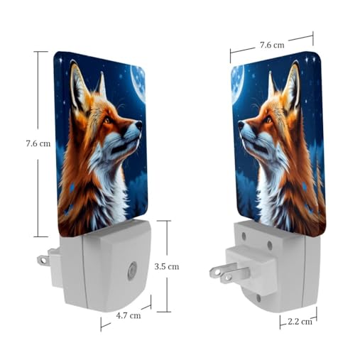 Lámpara de noche LED con sensor para niños 7.6x7.6cm miniatura 7