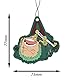 2in1 Auto Duftbaum/Lufterfrischer, Car Air Freshener Auto Scent | Anime Sleepy Chibi (Black Ice)