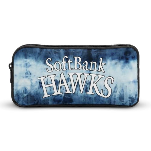 福岡ソフトバンクホークス文具ケース ペンケース 収納グッズ 筆箱 ペンバッグ 筆入れ 多機能 学用品収納 大容量軽量 伸縮性が良く、繰り返し使用可能 傷防止 防汚 掃除が簡単 いろいろな文房具を収納 オフィス小物 コスメバッグとして 男女兼用 携帯便利