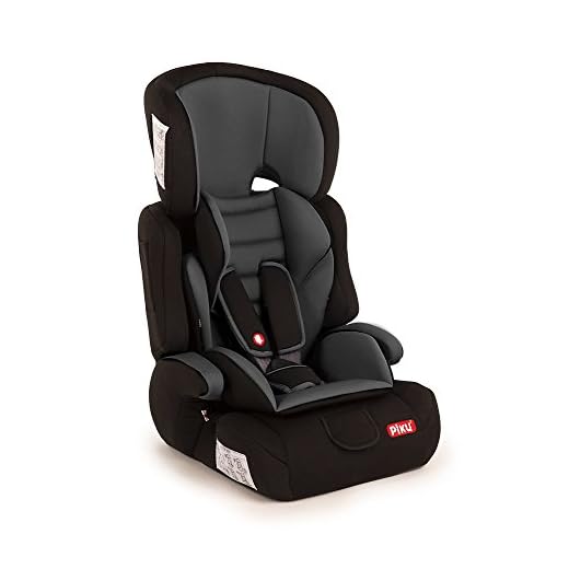 Piku NI20.6299, Silla de coche grupo 1/2/3, Gris