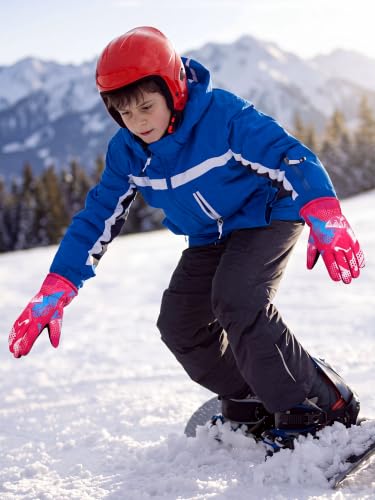 Image of Geyoga Kids Waterproof Winter Snow Ski Gloves