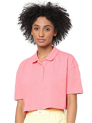 Image of ONLY Women's Cotton Regular Fit T-Shirt