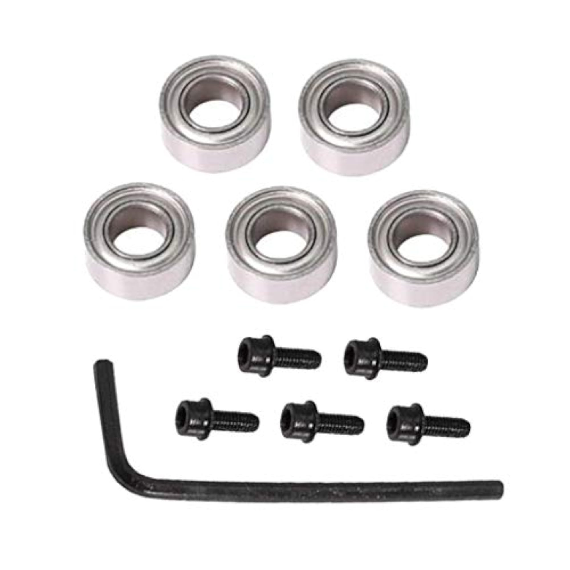 Router Bit Top and Shank Bearings Accessory Set, 5pcs