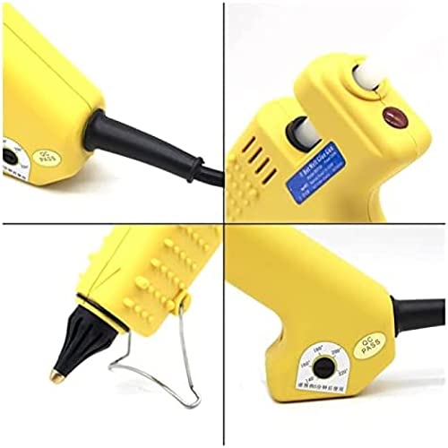 Bezprzewodowy pistolet do klejenia na gorąco, 200 W/250 W, regulowana temperatura, pistolet termiczny z długą dyszą, profesjonalny zestaw narzędzi, długi czas czuwania