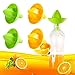 Zliger 4 pezzi Spremiagrumi Manuale plastica Spremi Pressa Limone Spremi Limone Spremi Agrumi professionale Lime Pressa spremiagrumi manuale piccolo per Arance Pompelmo