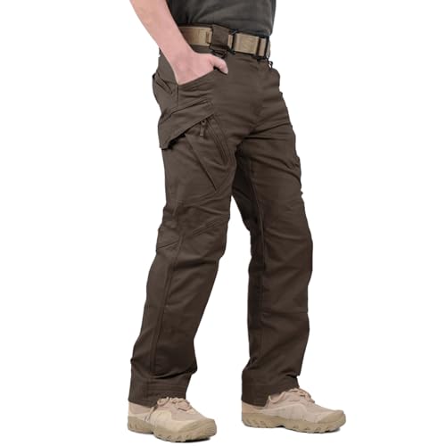 Men's Ripstop Tactical Pants - Water Resistant Cargo Pants