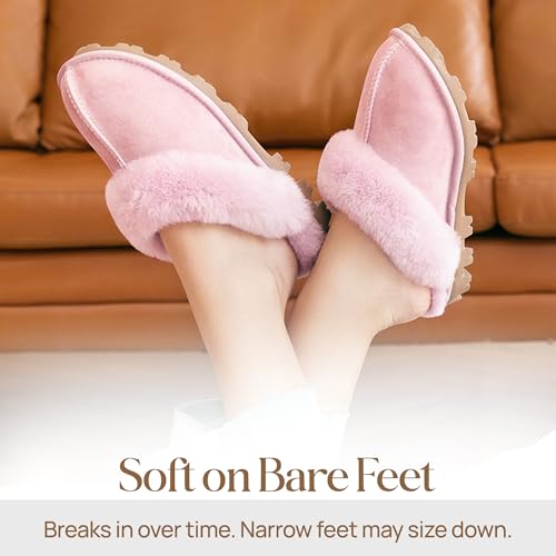 Image of WaySoft Women's 100% Genuine Australian Sheepskin Scuff Slippers