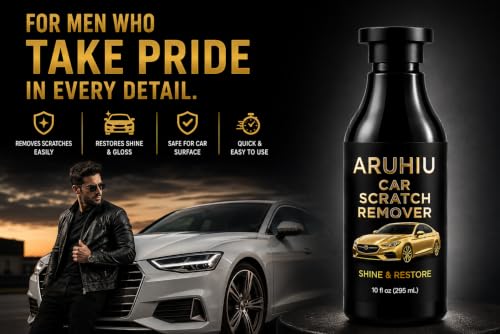 Image of Premium Car Scratch Removal For Scratches and Scuff Marks | All-in-One Paint Restorer Wax With Microfiber Cloth & Storage Box | Car Scratch Remover With Paint-Safe Formula (Premium 300 ml)