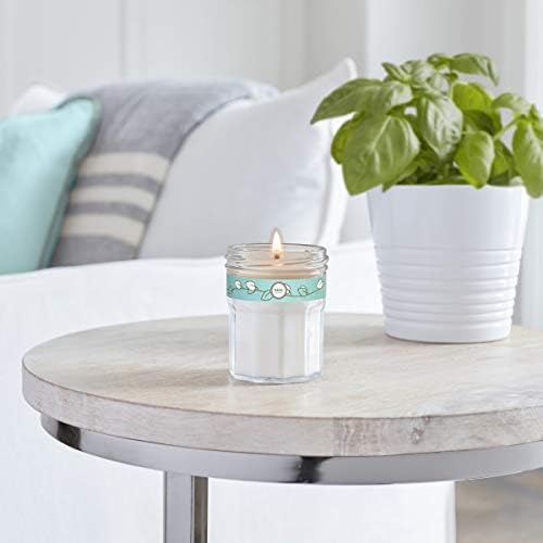 Miniatura 6 de Mrs. Meyer's Clean Day 's - Paquete de velas de estaño de soja y vidrio, fabricadas con aceites esenciales, tiempo de combustión de 25 horas, aroma