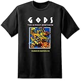 Note: machine wash LIC. Bitmap Brothers Gods Game Cover T Shirt Retro Atari Amiga Xbox