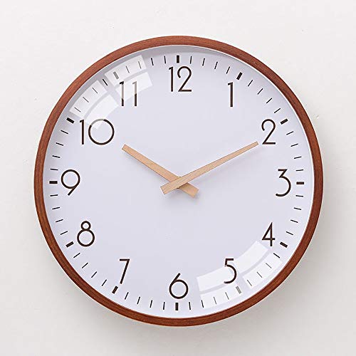 Horloge murale ronde 35 cm en quartz de haute précision mécanique fluide