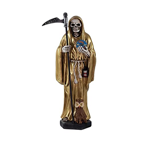 Figura Santa Muerte 15 cm (Dorado)