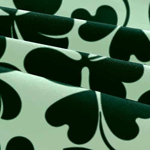 Housse de couette trèfles : parure de lit simple 3 pièces avec taies - 6
