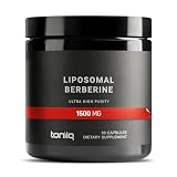 Toniiq Liposomal Berberine – High-Strength 1,500mg Complex with LipoAvail® –Weight & Metabolic Support – Liposomal Berberine Supplement with Cinnamon, Milk Thistle & Chromium – 90 Capsules
