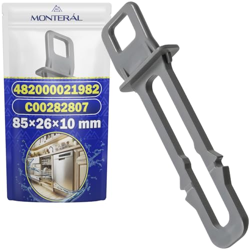 Crochet Verrouillage Porte Lave Vaisselle avec Code Original 482000021982 C00282807 pour Bauknecht pour Ignis pour Indesit pour Philips pour Ariston pour Whirlpool -...