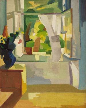 Peinture à l'huile de Suburb Erno Schubert reproduction sur toile haut de gamme