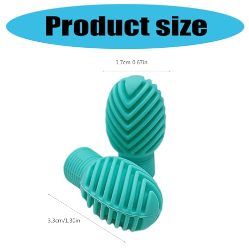 Pack of 2 Flexible Silicone Drumstick Tip Covers for Percussion Instruments Protects Drumsticks from Wear and Tear3