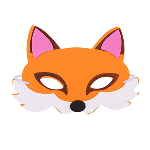 6 Unidades De Animais Máscara De Desenho Animado Máscara De Animal De Desenho Animado Vestuário Pai-