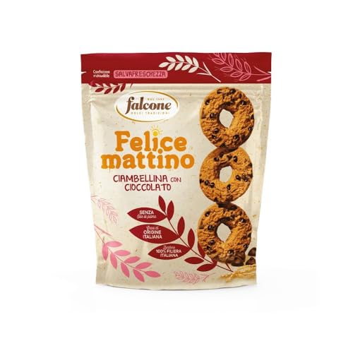 Felice Mattino - Ciambelline Con Gocce Di Cioccolato - Gr. 500