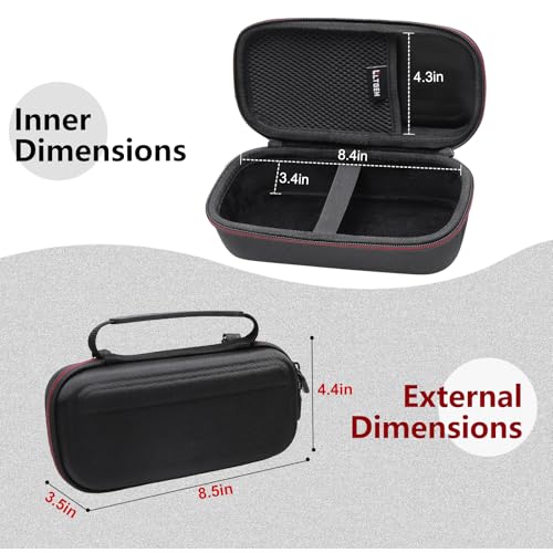 Image of LTGEM EVA Hard Case for Bose SoundLink Flex Bluetooth Portable Speaker (Black) - Protective Carrying Storage Bag