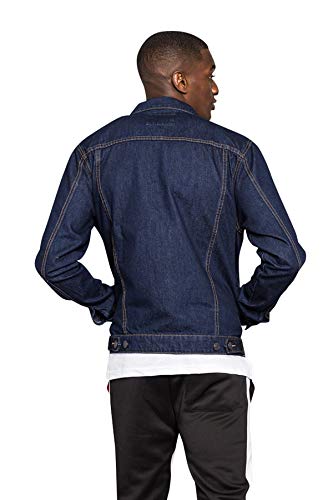 Image of VICTORIOUS Men's Distressed Denim Jacket