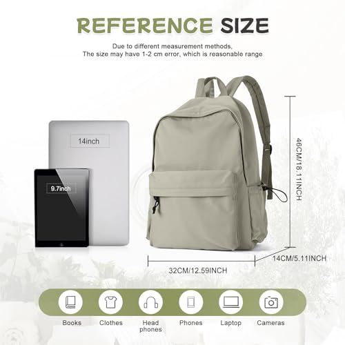 Lightweight Backpack for Women Casual Backpack School Bookbag Water Resistant Travel Daypack Laptop Bag for Men - Image 4