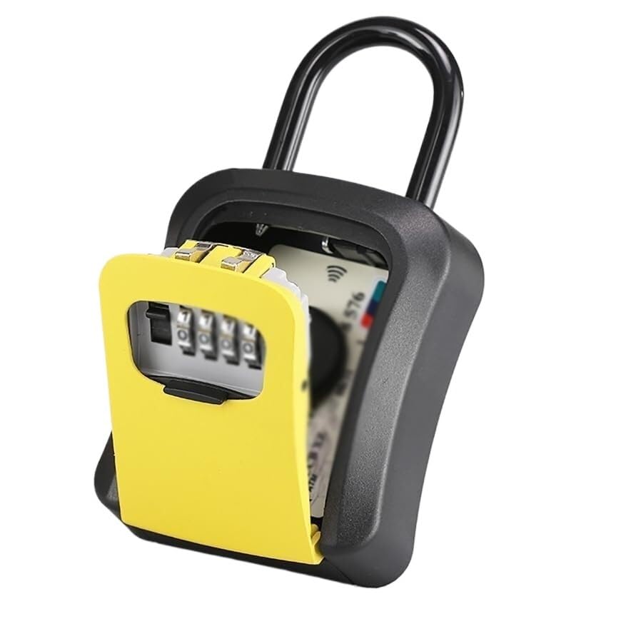 Caja fuerte para llaves, Caja fuerte con llave de seguridad bloqueo llaves