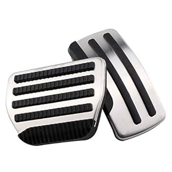 OSIR ステンレス　アクセル・ブレーキペダルカバー2個セット Amazon | NISSAN適合品 ニッサン適合品 ステンレス製 ペダル