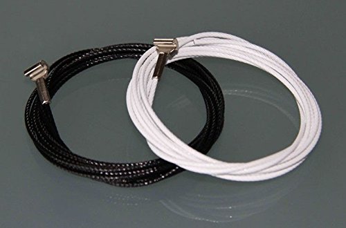 Image of STAS Steel Cable with Cobra (10, Black 78 inch (200 cm))