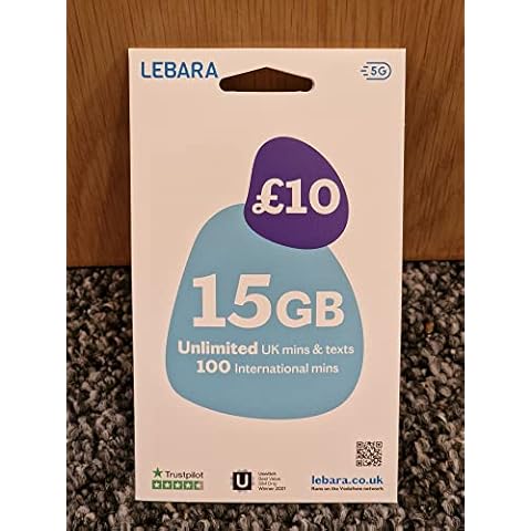 Lebara SIM Only Deal, Contract Free SIM Only Deal for Flexible Use, PAYG - Applicable for Standard, Micro and Nano SIM Card, Cheap International Calls in 40+ Countries Cover