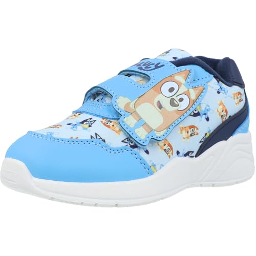 Baskets Bluey garçon bleu avec Bingo : de grandes pointures 39-46 pour les grands fans
