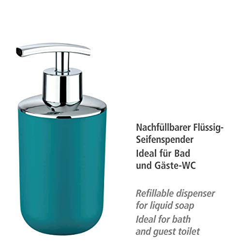 Wenko-Dosificador-de-jabon-Brasil-Petrol-9-x-73-x-165-cm