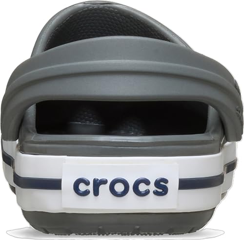 Crocs Crocband T Sabots Unisexes pour Enfants, Gris Ardoise/Bleu Marine, 10 UK Enfant