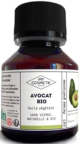 Huile végétale dAvocat BIO - MyCosmetik - 50 ml