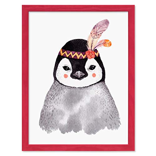 PHOTOLINI Bilderrahmen Kinderzimmer 30x40 cm Rot, Wechselrahmen farbig, Holz, Acrylglas, Made in Germany, zum Aufhängen, mit Zubehör - für bunte Kinderbilder – Bild 6