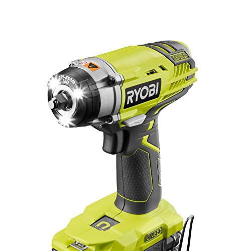 RYOBI P1935N 18-Volt ONE+ Cordless Combo Kit with 3-Speed 1/2 in. Impact Wrench and 3/8 in. 3-Speed