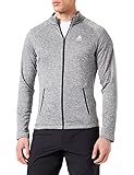 Odlo Herren FLI Midlayer mit durchgehendem Reißverschluss, Grey Melange, XL, 542562