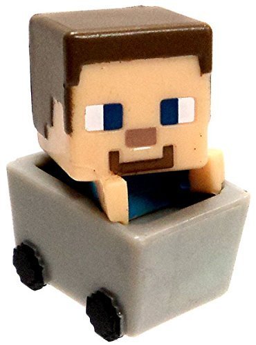 Mattel Minecraft Netherrack Series 3 Steve? 1-Inch Mini Figure [Minecart Loose]
