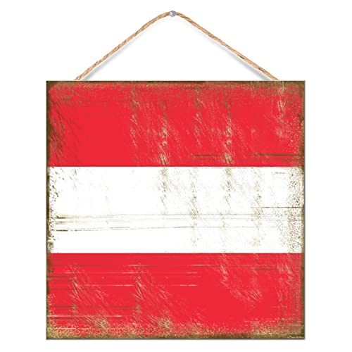 Panneau de motivation en bois carte drapeau pour décoration murale moderne