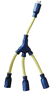 American Power 3 Way Twist To Lock Adaptor-W, EATL-004