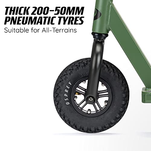 Osprey Dirt Scooter | For Adults And Beginners Bicycle With Chunky Road Tyre Off Road All Terrain Pneumatic Trail Tires And Aluminium Deck, Multiple Colours #TOP4