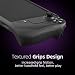 Skull & Co. GripCase SD for Steam Deck and Steam Deck OLED: A Soft Protective Case with Textured Grips Full Protection and Stand, Shock-Absorption Non-Slip and Anti-Scratch Cover Design - Black
