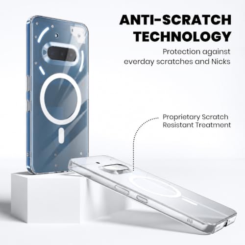 Image of DIZORO Crystal Clear Compatible with Nothing 3A Case with Anti-Yellow Anti-Scratch Shockproof Transparent Cover.