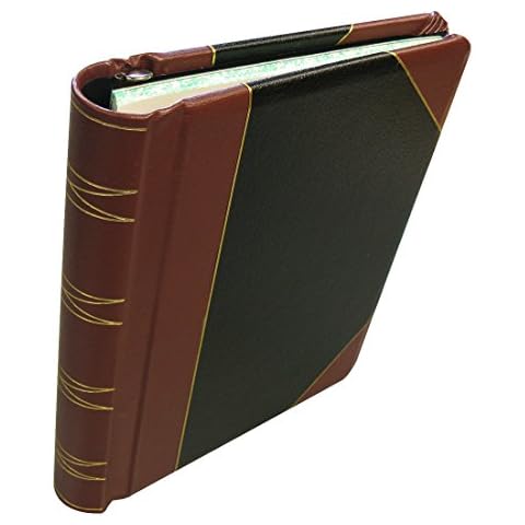 Corpkit Corporate Records, 3 Post Minute Book: 1/4 Bind Leather Binder, 8.5 x 11, Rectangular Punched Minute Paper Cover